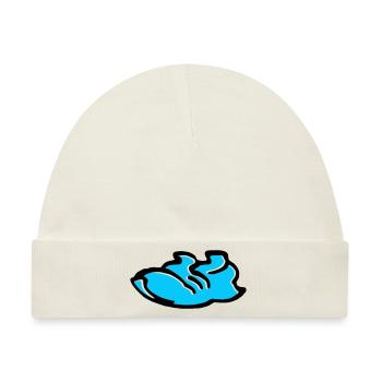 Sneaker - Baby Premium Organic Mütze - Naturweiß - Vorne