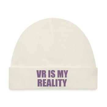 VR is my REALITY - Baby Premium Organic Mütze - Naturweiß - Vorne