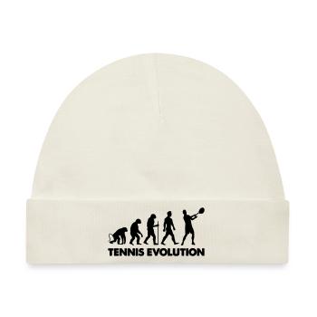 tennis evolution - Baby Premium Organic Mütze - Naturweiß - Vorne