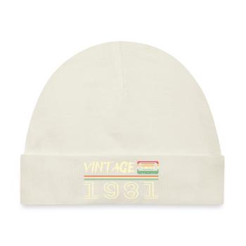 1981 Original 1981 Retro Geschenk Geburtstag 1981 - Baby Premium Organic Mütze - Naturweiß - Vorne