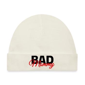 bad mommy - Baby Premium Organic Mütze - Naturweiß - Vorne