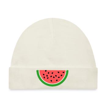 Wassermelone - Baby Premium Organic Mütze - Naturweiß - Vorne