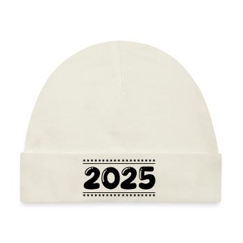 2025 - Baby Premium Organic Mütze - Naturweiß - Vorne