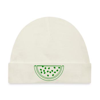 Wassermelone - Baby Premium Organic Mütze - Naturweiß - Vorne