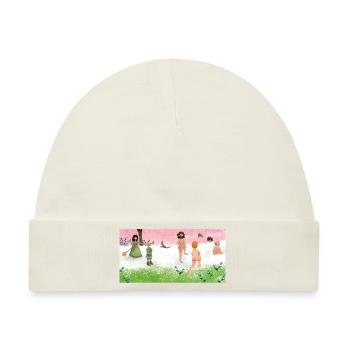 Die kleine Räubertochter - Baby Premium Organic Mütze - Naturweiß - Vorne