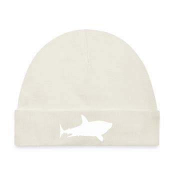 shark hai - Baby Premium Organic Mütze - Naturweiß - Vorne