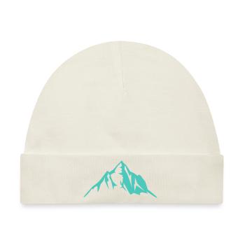 berge berg - Baby Premium Organic Mütze - Naturweiß - Vorne