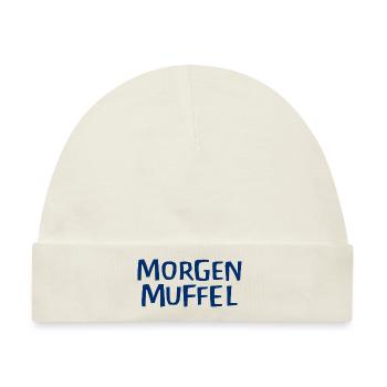 Morgenmuffel - Baby Premium Organic Mütze - Naturweiß - Vorne