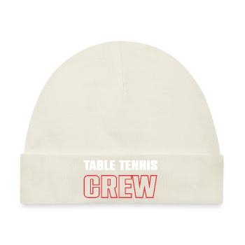 Table Tennis Crew - Baby Premium Organic Mütze - Naturweiß - Vorne