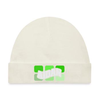 Geschenk für Aidan - Baby Premium Organic Mütze - Naturweiß - Vorne