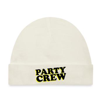 Party Crew - Baby Premium Organic Mütze - Naturweiß - Vorne