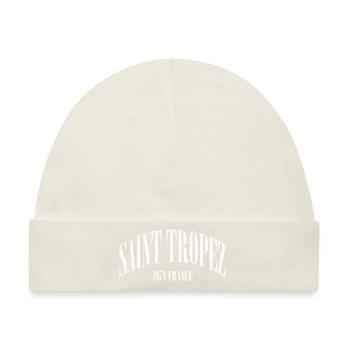 Saint Tropez - France - Cote d´Azur 1978 - Baby Premium Organic Mütze - Naturweiß - Vorne