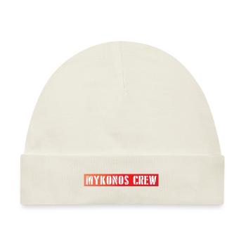 Mykonos Crew - Baby Premium Organic Mütze - Naturweiß - Vorne