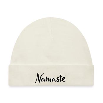 Namaste - Baby Premium Organic Mütze - Naturweiß - Vorne