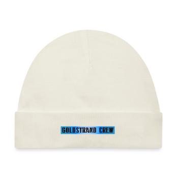 Goldstrand Crew - Baby Premium Organic Mütze - Naturweiß - Vorne