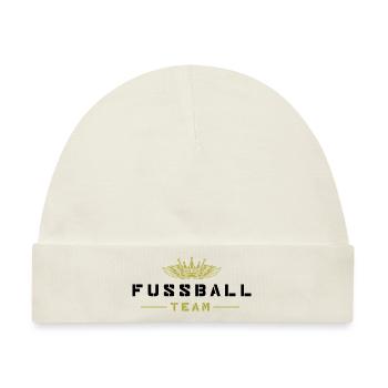 Fussball Team - Baby Premium Organic Mütze - Naturweiß - Vorne