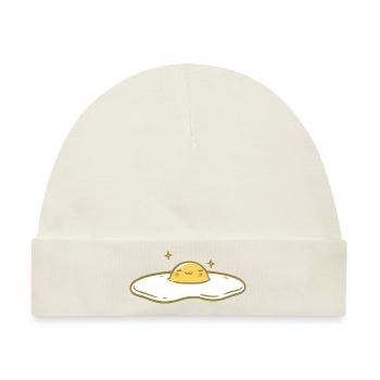 Süßes Spiegelei - Baby Premium Organic Mütze - Naturweiß - Vorne