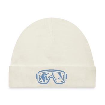 Winterzauber auf dem Snowboard: - Baby Premium Organic Mütze - Naturweiß - Vorne