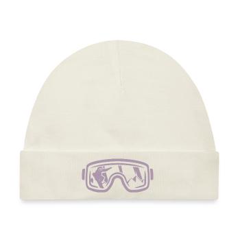 Winterzauber auf dem Snowboard: - Baby Premium Organic Mütze - Naturweiß - Vorne