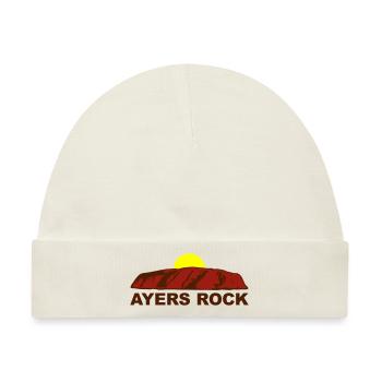 Ayers Rock / Sacred Urulu / Australien / 3c - Baby Premium Organic Mütze - Naturweiß - Vorne