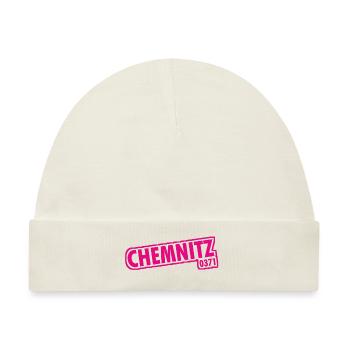 Chemnitz 0371 Vorwahl - Baby Premium Organic Mütze - Naturweiß - Vorne