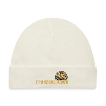 Franzbrötchen Hamburg Hamburch Gebäck Souvenir - Baby Premium Organic Mütze - Naturweiß - Vorne