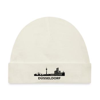 Düsseldorf City Skyline City Germany Deutschland - Baby Premium Organic Mütze - Naturweiß - Vorne
