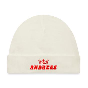 Andreas - Baby Premium Organic Mütze - Naturweiß - Vorne