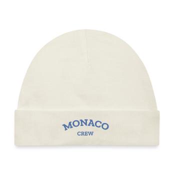 Monaco Crew - Monte Carlo - Mittelmeer - Baby Premium Organic Mütze - Naturweiß - Vorne