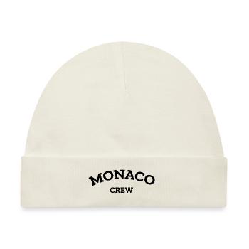 Monaco Crew - Monte Carlo - Mittelmeer - Baby Premium Organic Mütze - Naturweiß - Vorne