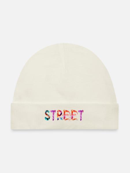 Street - Baby Premium Organic Mütze - Naturweiß