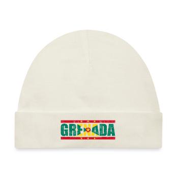 Grenada - Baby Premium Organic Mütze - Naturweiß - Vorne