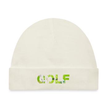 golf,schrift,typo,sport - Baby Premium Organic Mütze - Naturweiß - Vorne