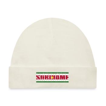 Suriname - Baby Premium Organic Mütze - Naturweiß - Vorne