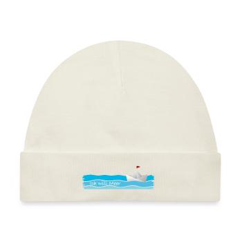 Ich will Meer - Baby Premium Organic Mütze - Naturweiß - Vorne
