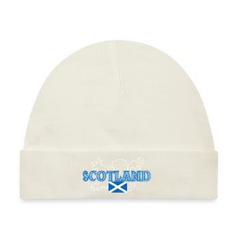 Schottland - Baby Premium Organic Mütze - Naturweiß - Vorne