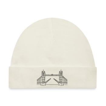 London Tower Bridge - Baby Premium Organic Mütze - Naturweiß - Vorne