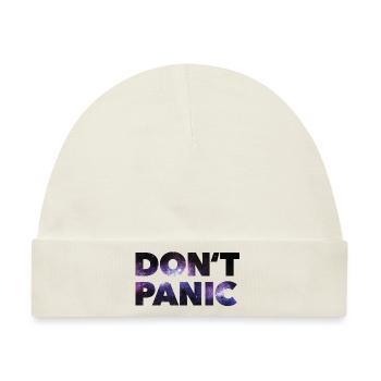 Don't Panic * - Baby Premium Organic Mütze - Naturweiß - Vorne
