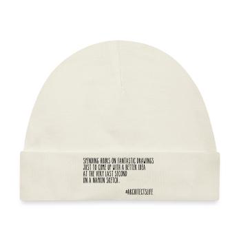 Architects and napkins - Baby Premium Organic Mütze - Naturweiß - Vorne