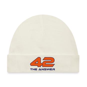 42, the Answer Antwort Galaxis Science Fiction UFO - Baby Premium Organic Mütze - Naturweiß - Vorne