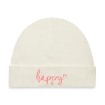 Happy - Baby Premium Organic Mütze - Naturweiß - Vorne