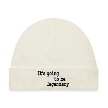 it's going to be legendary - Baby Premium Organic Mütze - Naturweiß - Vorne