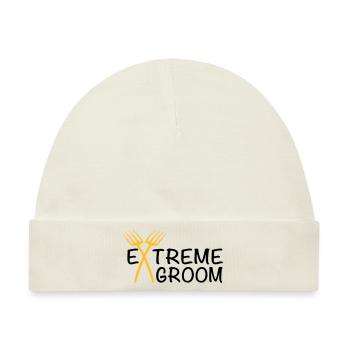 groom - Baby Premium Organic Mütze - Naturweiß - Vorne