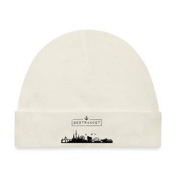 Skyline Hansestadt Hamburg | Gestrandet | HH - Baby Premium Organic Mütze - Naturweiß - Vorne