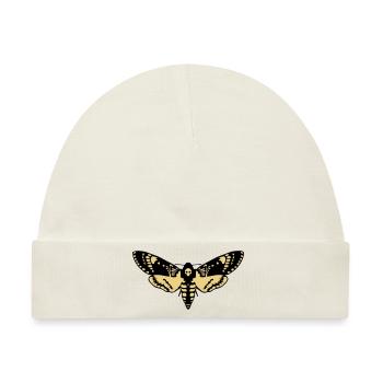 Sphinx Schädel butterfly skull - Baby Premium Organic Mütze - Naturweiß - Vorne