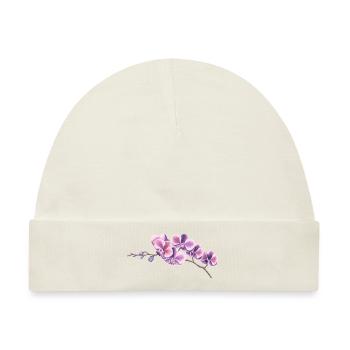 FLOWER - Baby Premium Organic Mütze - Naturweiß - Vorne