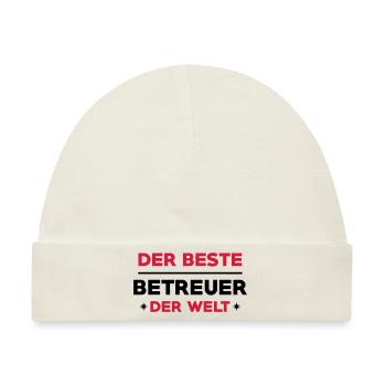 Betreuer Betreuerin Gruppenleiter Kind Gastgeber - Baby Premium Organic Mütze - Naturweiß - Vorne