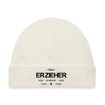 Bester Erzieher - Baby Premium Organic Mütze - Naturweiß - Vorne