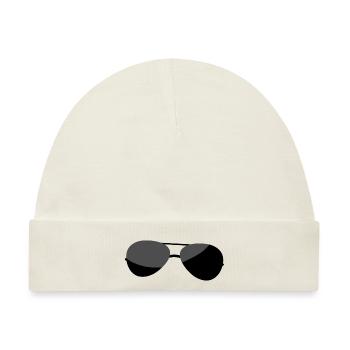 Sonnenbrille - Baby Premium Organic Mütze - Naturweiß - Vorne