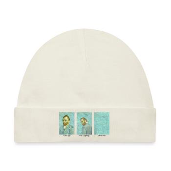 Van Gogh Van Goghing Van Gone - Lustiges Meme - Baby Premium Organic Mütze - Naturweiß - Vorne